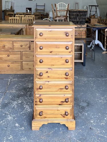 Gorgeous tall solid pine chest - tall,