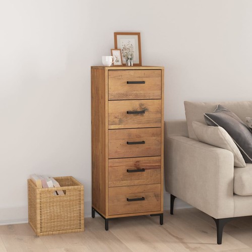 Solid pine chest drawers - pine,
