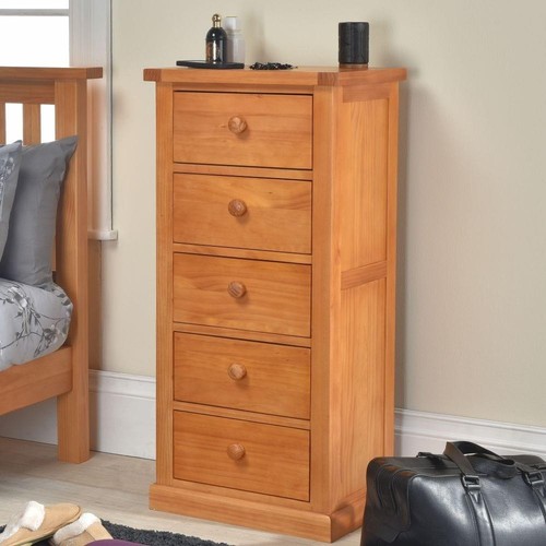 Solid pine tallboy - chest, of