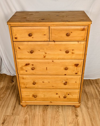 Solid pine tall chest - solid,