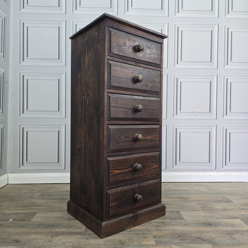 Vintage pine tallboy chest - vintage, of