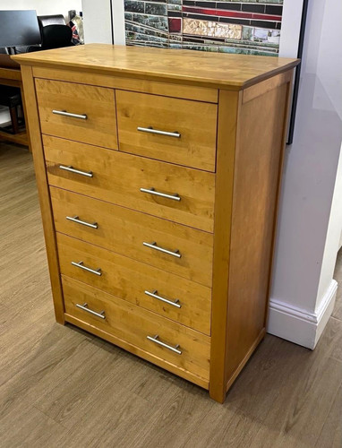 Large oak tallboy - large,