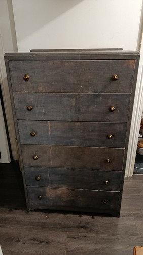 Vintage tallboy chest 6 - vintage,