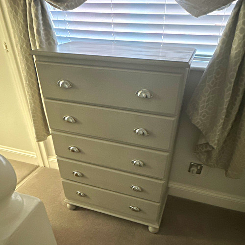 Grey chest drawers drawer - grey, 5