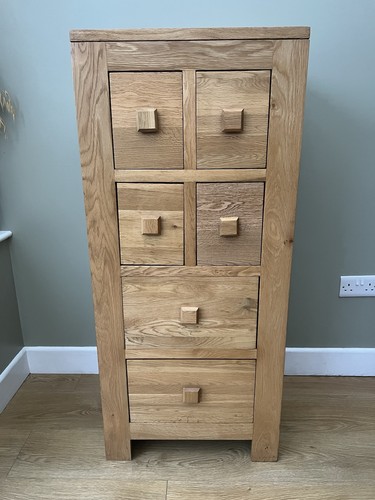 Solid oak tall boy - solid, boy/chest
