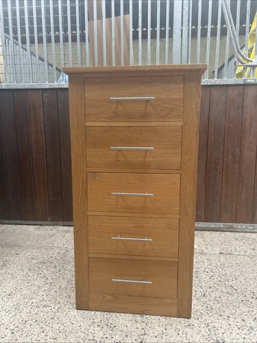 Modern oak chest drawers - modern,