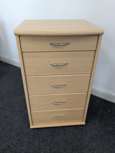 Light oak effect chest - light,