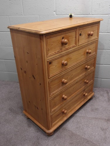Tall solid heavy pine chest - solid,