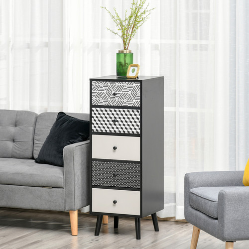 Grey geometric chest - grey,